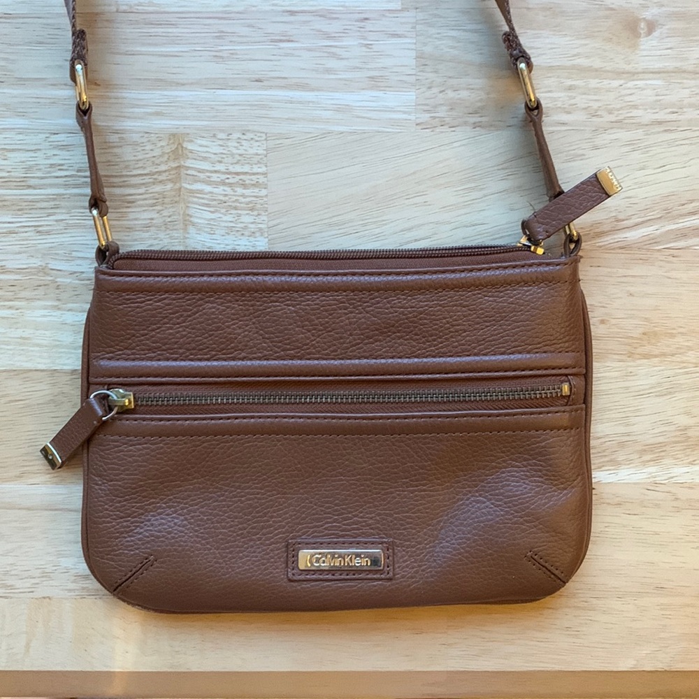 Calvin Kline Brown Crossbody